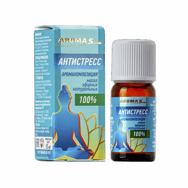 c88b7fc97d6a55bc02f21e3f52cc9553-f Aroma Zusammensetzung von ätherischen Ölen AROMA'Saules ANTISTRESS 10 ml