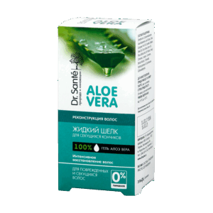 Flüssige Seide "Dr. Sante Aloe Vera" für intensive Wiederherstellung von gespaltenen Haare, 30 ml