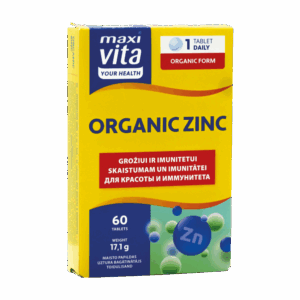Organisches Zink Maxi Vita, 60 Tabletten, 17,1 g