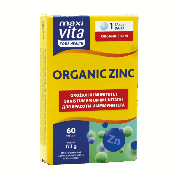 Organisches Zink Maxi Vita, 60 Tabletten, 17,1 g