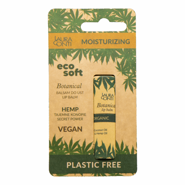Lippenbalsam Hemp Lippenbalsam Laura Conti Botanical mit Hanföl, feuchtend, organisch, 7,2 g