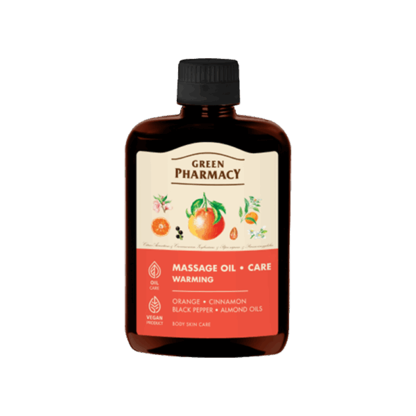 Massageöl Massageöl Grüne Apotheke, 200 ml – Erwärmende Pflege für entspannte Muskeln