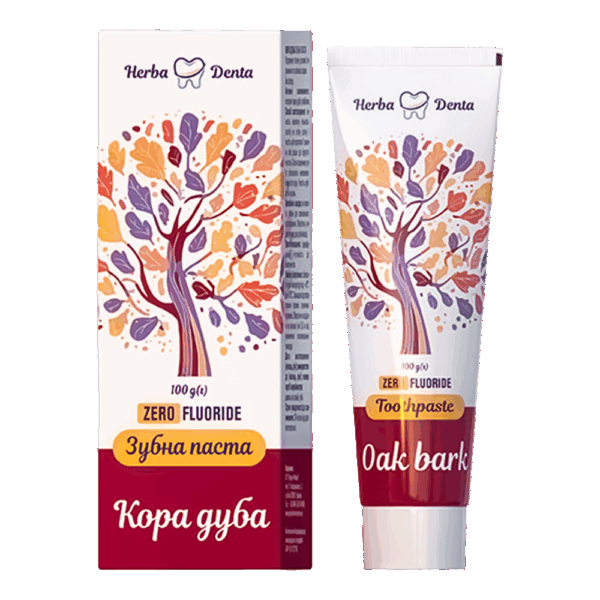 Zahnpasta Oak bark, Kora duba Zahnpasta mit Eichenrinde Herba Denta 100 g